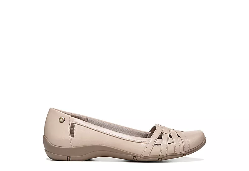 Lifestride Womens Diverse Flat - Beige 2 Lifestride Womens Diverse Flat - Beige - Image 2