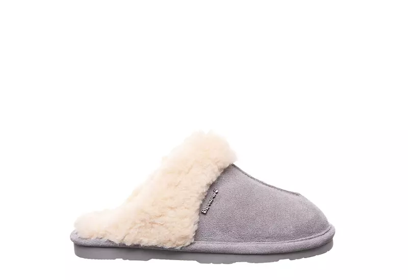 Bearpaw Womens Loketta Slipper - Grey 2 Bearpaw Womens Loketta Slipper - Grey - Image 2