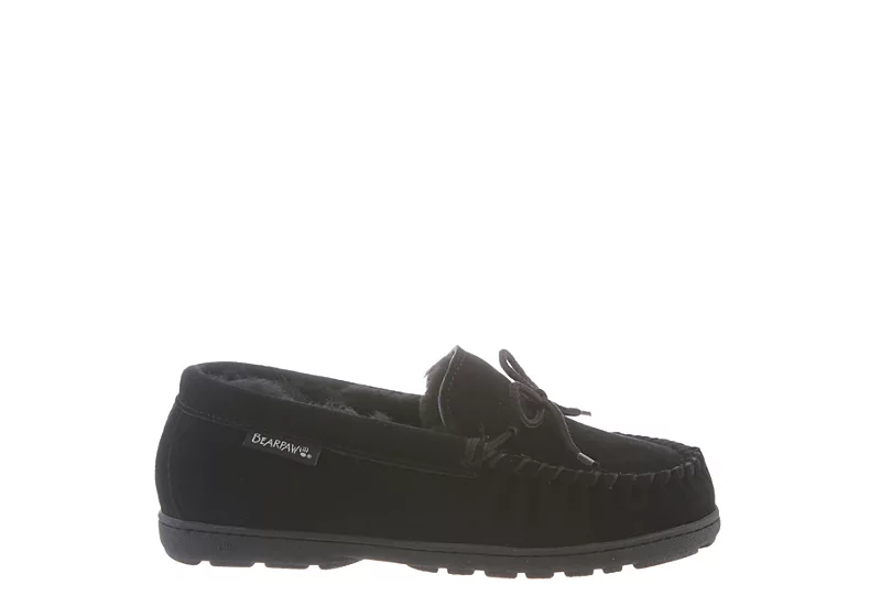 Bearpaw Womens Mindy Slipper - Black 2 Bearpaw Womens Mindy Slipper - Black - Image 2