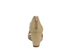 Journee Collection Womens Aretha Wedge Sandal - Taupe 11 Journee Collection Womens Aretha Wedge Sandal - Taupe -Comfy Steps Sales Store US 01 102155 04