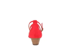 Journee Collection Womens Arkie Pump - Red -Comfy Steps Sales Store US 01 102160 04