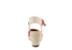 Journee Collection Womens Ashlyn Wedge Sandal - Red 11 Journee Collection Womens Ashlyn Wedge Sandal - Red -Comfy Steps Sales Store US 01 102164 04
