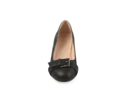 Journee Collection Womens Graysn Wedge Pump - Black 9 Journee Collection Womens Graysn Wedge Pump - Black -Comfy Steps Sales Store US 01 102241 02