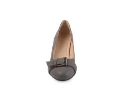 Journee Collection Womens Graysn Pump - Grey 9 Journee Collection Womens Graysn Pump - Grey -Comfy Steps Sales Store US 01 102245 02