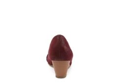 Journee Collection Womens Graysn Pump - Wine -Comfy Steps Sales Store US 01 102246 04