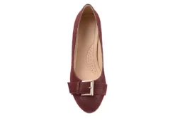 Journee Collection Womens Graysn Pump - Wine -Comfy Steps Sales Store US 01 102246 05