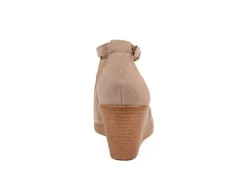 Journee Collection Womens Kedzie Wedge Sandal - Taupe 11 Journee Collection Womens Kedzie Wedge Sandal - Taupe -Comfy Steps Sales Store US 01 102269 04