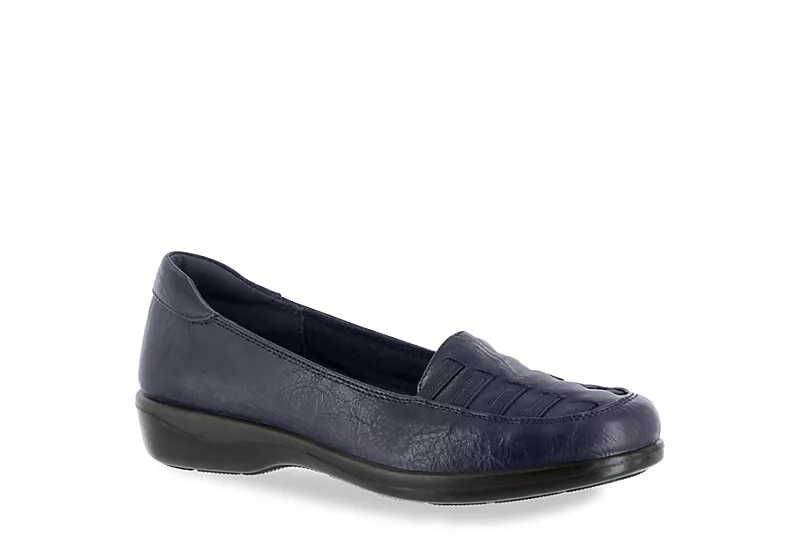 Easy Street Womens Genesis Loafer - Navy 1 Easy Street Womens Genesis Loafer - Navy