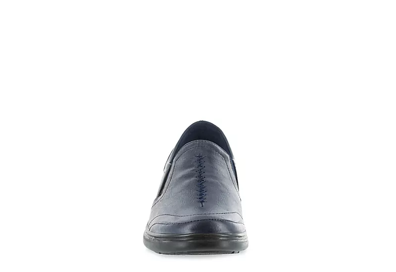 Easy Street Womens Ultimate Slip On Sneaker - Navy 3 Easy Street Womens Ultimate Slip On Sneaker - Navy - Image 3