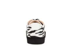 Journee Collection Womens Taschi Sneaker - Zebra -Comfy Steps Sales Store US 01 103198 04