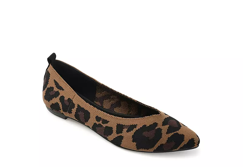 Journee Collection Womens Tayleen Flat - Leopard 1 Journee Collection Womens Tayleen Flat - Leopard