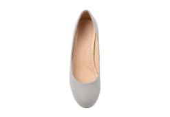 Journee Collection Womens Saar Pump - Grey -Comfy Steps Sales Store US 01 103355 05