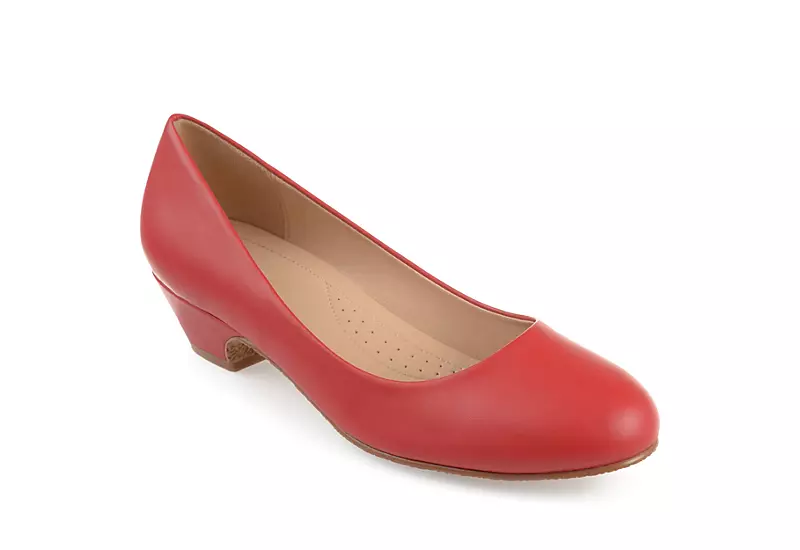 Journee Collection Womens Saar Pump - Red 1 Journee Collection Womens Saar Pump - Red
