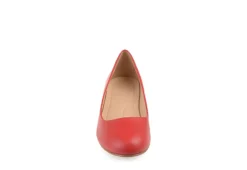 Journee Collection Womens Saar Pump - Red 9 Journee Collection Womens Saar Pump - Red -Comfy Steps Sales Store US 01 103358 02