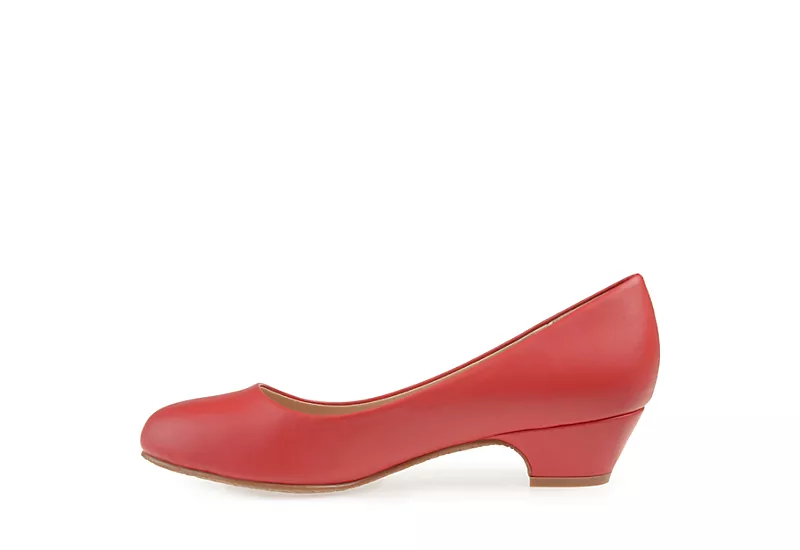 Journee Collection Womens Saar Pump - Red 4 Journee Collection Womens Saar Pump - Red - Image 4