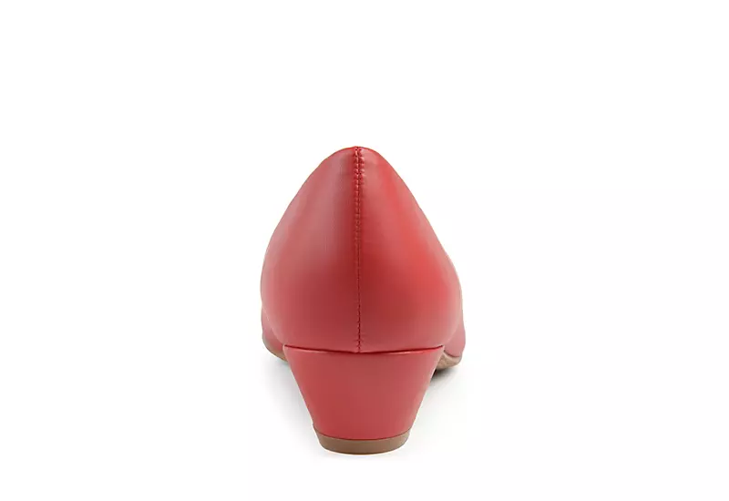 Journee Collection Womens Saar Pump - Red 5 Journee Collection Womens Saar Pump - Red - Image 5