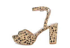 Journee Collection Womens Nairri Platform Sandal - Leopard -Comfy Steps Sales Store US 01 103510 03