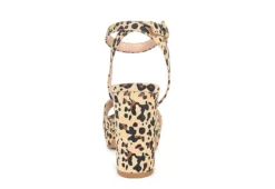 Journee Collection Womens Nairri Platform Sandal - Leopard -Comfy Steps Sales Store US 01 103510 04