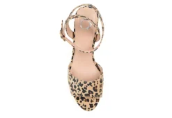 Journee Collection Womens Nairri Platform Sandal - Leopard -Comfy Steps Sales Store US 01 103510 05