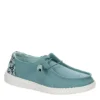 Heydude Womens Wendy Slip On Sneaker - Turquoise