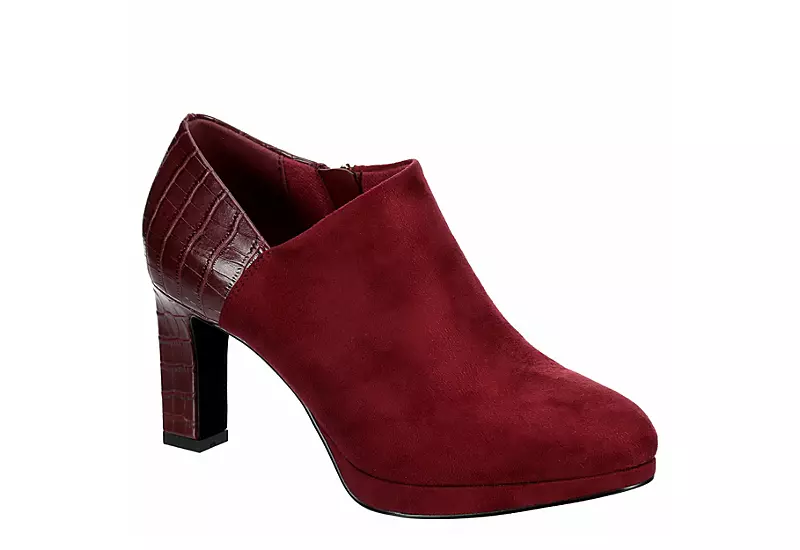 Xappeal Womens Ayla Bootie - Burgundy 1 Xappeal Womens Ayla Bootie - Burgundy