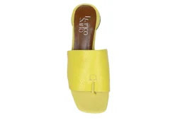 Franco Sarto Womens Loran Sandal - Lime -Comfy Steps Sales Store US 01 104495 05