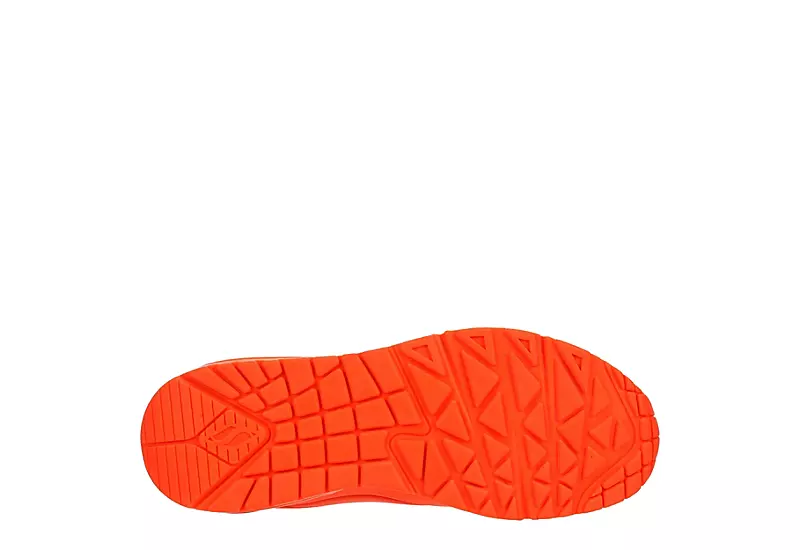 Skechers Womens Uno Sneaker - Orange 7 Skechers Womens Uno Sneaker - Orange - Image 7