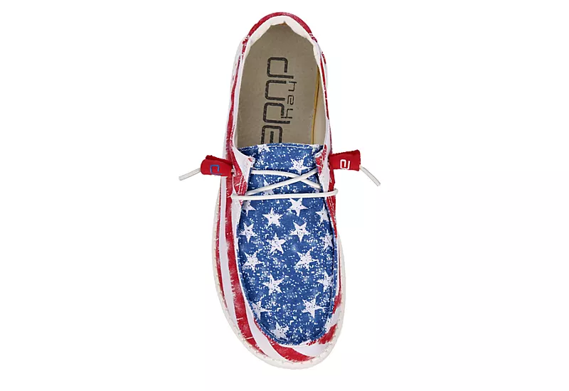 Heydude Womens Wendy Slip On Sneaker - Red 6 Heydude Womens Wendy Slip On Sneaker - Red - Image 6