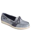 Sperry Womens Coastfish 1-eye Boat Shoe - Navy