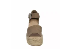 Michael By Michael Shannon Womens Giulia Wedge Sandal - Taupe -Comfy Steps Sales Store US 01 105204 02