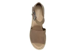 Michael By Michael Shannon Womens Giulia Wedge Sandal - Taupe -Comfy Steps Sales Store US 01 105204 05