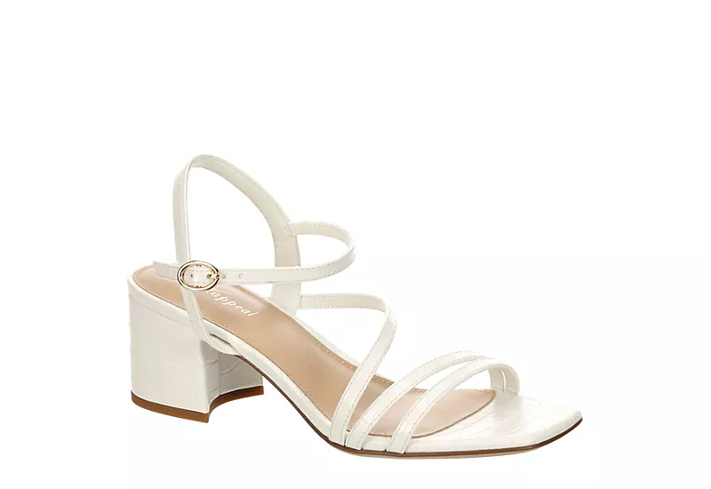 Xappeal Womens Haisley Sandal - White 1 Xappeal Womens Haisley Sandal - White