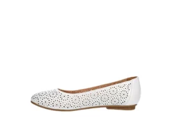 Mootsies Tootsies Womens Belva Flat - White -Comfy Steps Sales Store US 01 105350 03