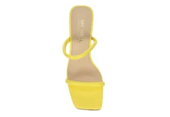 Michael By Michael Shannon Womens Dionne Slide Sandal - Yellow -Comfy Steps Sales Store US 01 105577 05