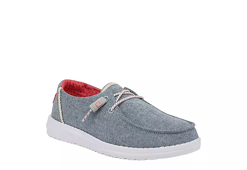 Heydude Womens Wendy Slip On Sneaker - Denim 1 Heydude Womens Wendy Slip On Sneaker - Denim