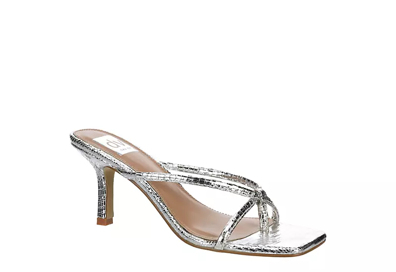 Dv By Dolce Vita Womens Zanna Slide Sandal - Silver 1 Dv By Dolce Vita Womens Zanna Slide Sandal - Silver