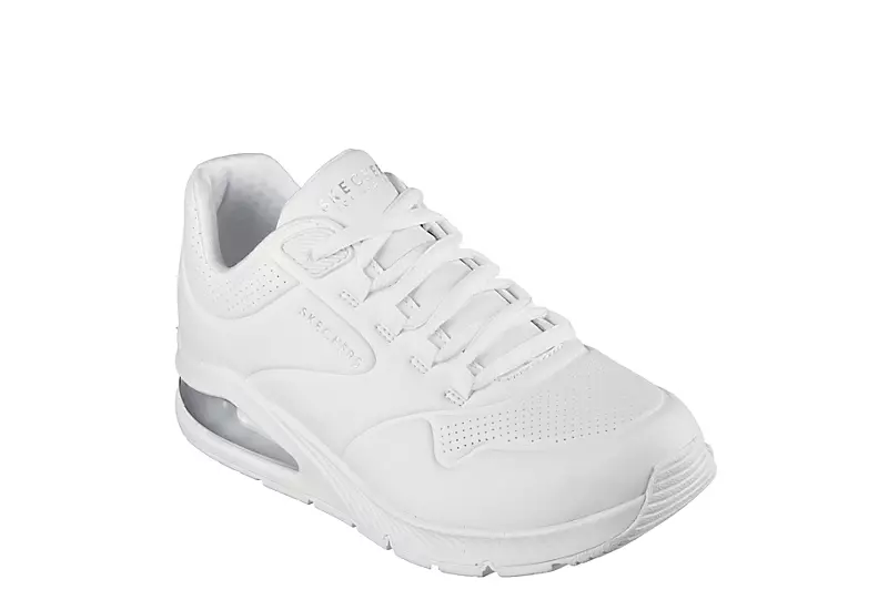 Skechers Womens Uno 2 Sneaker - White 1 Skechers Womens Uno 2 Sneaker - White