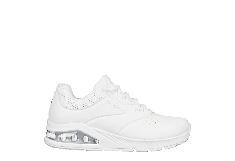 Skechers Womens Uno 2 Sneaker - White 2 Skechers Womens Uno 2 Sneaker - White - Image 2