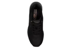 Skechers Womens Million Air Elevated Air Sneaker - Black -Comfy Steps Sales Store US 01 105671 03