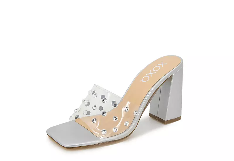 Xoxo Womens Razia Sandal - Clear 1 Xoxo Womens Razia Sandal - Clear