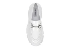 Steve Madden Womens Trifecta Loafer - White 12 Steve Madden Womens Trifecta Loafer - White -Comfy Steps Sales Store US 01 105877 05