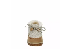 Minnetonka Womens Jenn Bootie Slipper - Tan 9 Minnetonka Womens Jenn Bootie Slipper - Tan -Comfy Steps Sales Store US 01 106040 02