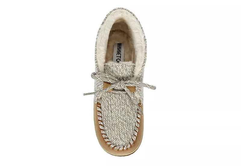 Minnetonka Womens Jenn Bootie Slipper - Tan 6 Minnetonka Womens Jenn Bootie Slipper - Tan - Image 6