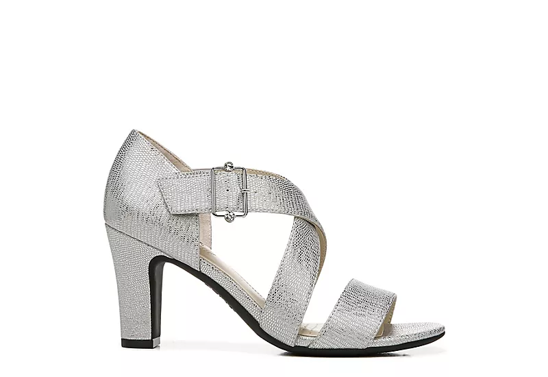 Lifestride Womens Carlyle Sandal - Silver 2 Lifestride Womens Carlyle Sandal - Silver - Image 2