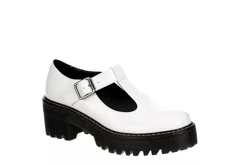 Madden Girl Womens Hollyy Loafer - White 1 Madden Girl Womens Hollyy Loafer - White