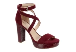 Limelight Womens Lainey Platform Sandal - Wine