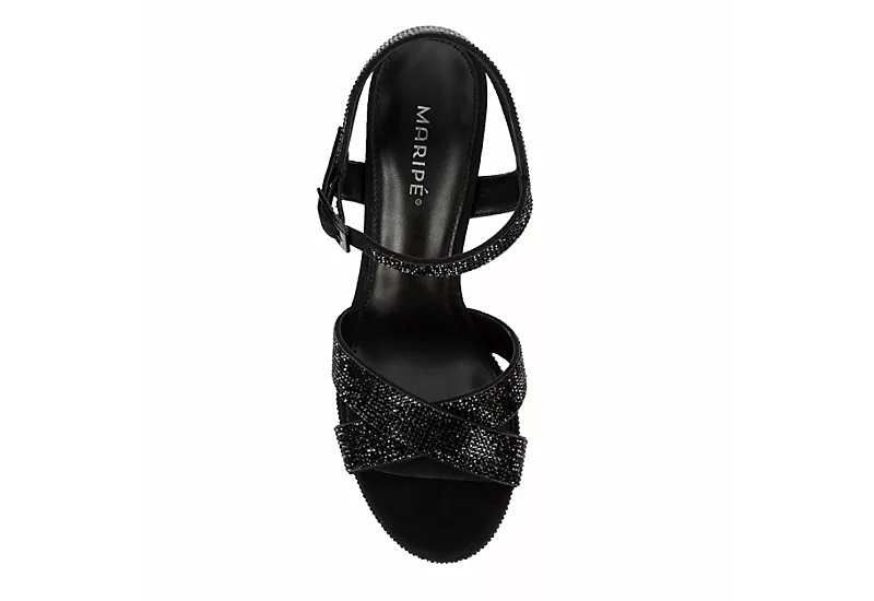 Maripe Womens Leilani Platform Sandal - Black 6 Maripe Womens Leilani Platform Sandal - Black - Image 6