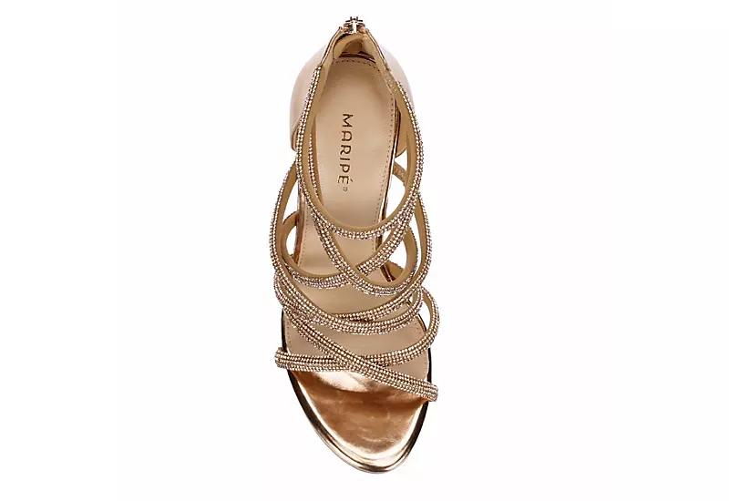 Maripe Womens Lizbelle Sandal - Rose Gold 6 Maripe Womens Lizbelle Sandal - Rose Gold - Image 6