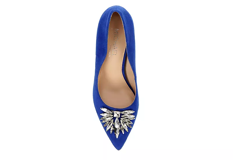 Michael By Michael Shannon Womens Reya Pump - Bright Blue 6 Michael By Michael Shannon Womens Reya Pump - Bright Blue - Image 6