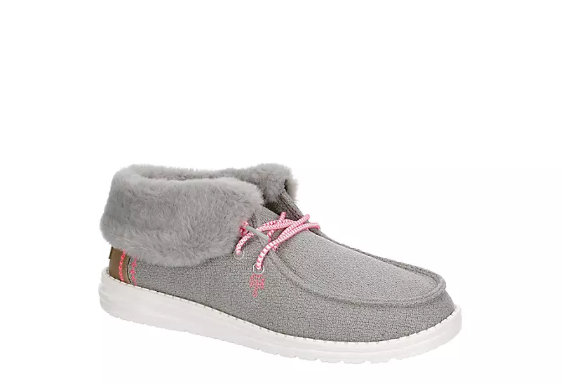 Heydude Womens Britt Slip On Sneaker - Grey 1 Heydude Womens Britt Slip On Sneaker - Grey